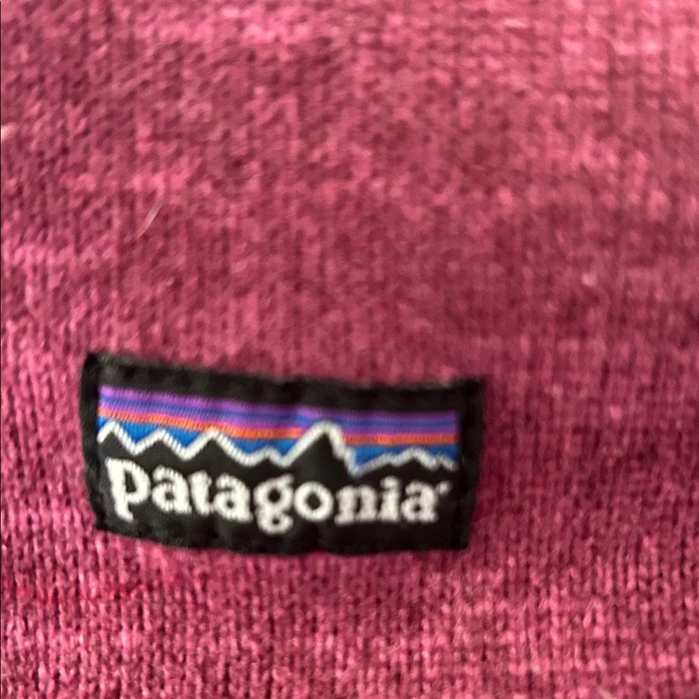 Patagonia Kids' Maroon Zip-Up Hoodie